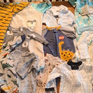 15 pieces boys sleep and play. 3-6 month